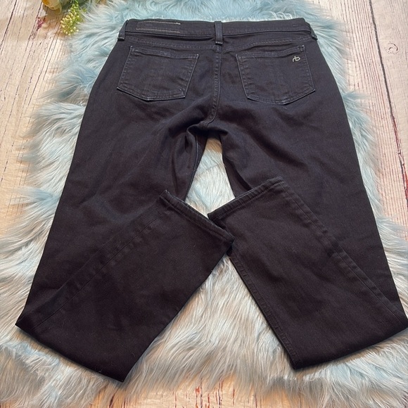 Rag & Bone Skinny Low Rise Jeans in Coal sz 25 - Picture 9 of 9